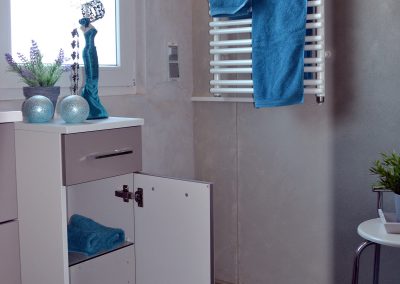 Badezimmerschrank, Ablage