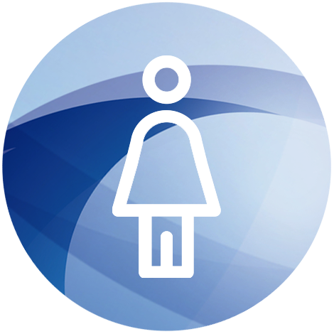 Piktogramm WC Frauen