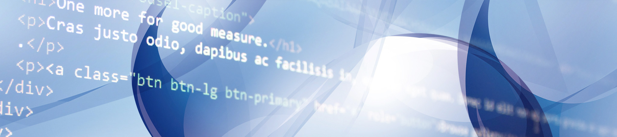 Eine blaue Tropfendekoration